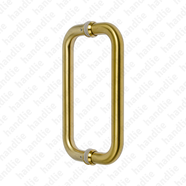 A.IN.8323.A - Back to back pull handle for doors - PVD Stainless Steel