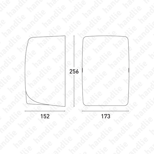 WC.1620.00 - Automatic Hand Dryer - 1350W / 45ºC