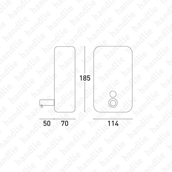 WC.1719.00 - Hand Soap Dispenser - MANUAL