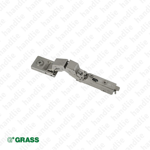 D.GRA.F029.140.325 - "TIOMOS MIRRO" hinge, 125º - For glass - With soft-close | GRASS