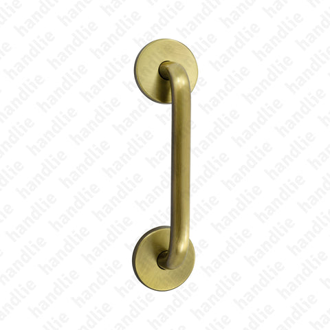 A.5337 - Single pull handle for doors - Brass