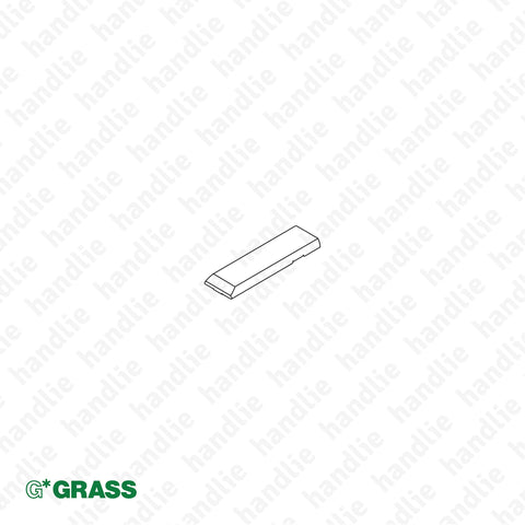 ACE.GRA.F072.135.500 - Cover cap for "TIOMOS" hinge arm - Full Overlay - Nickel | GRASS