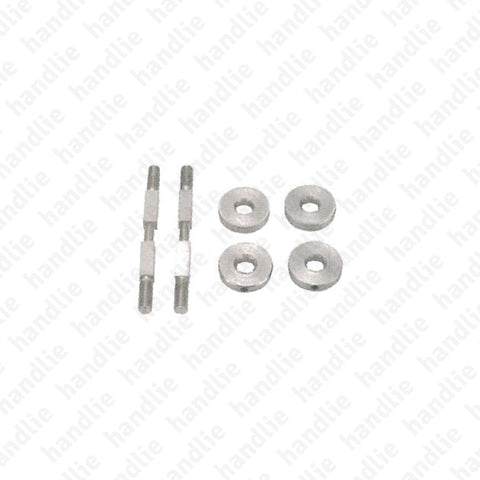 ADM - Fitting kit - Back to back pull handle / Wooden doors / Aluminium doors fixing
