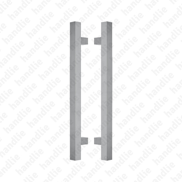 A.IN.8385P - Back to back pull handle for doors - STAINLESS STEEL