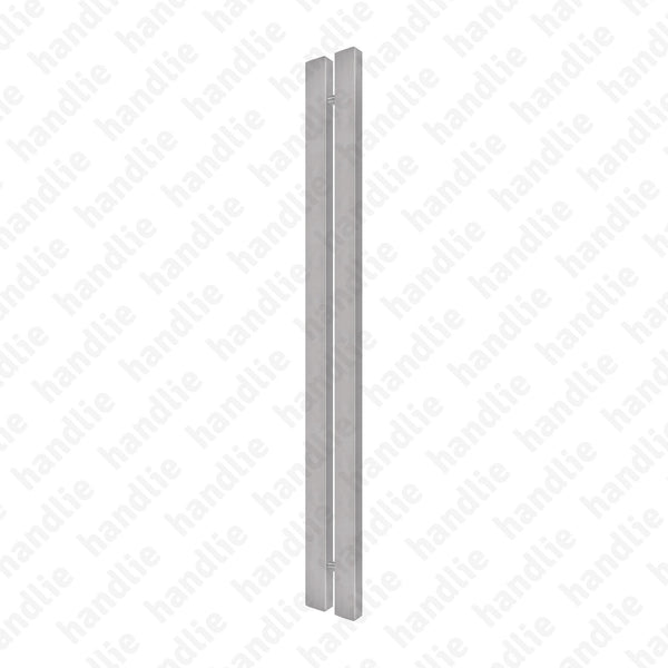 A.IN.8406P - Back to back pull handle for doors - Stainless Steel