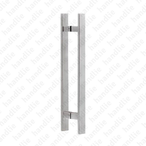 A.IN.8407P - Back to back pull handles for doors - STAINLESS STEEL