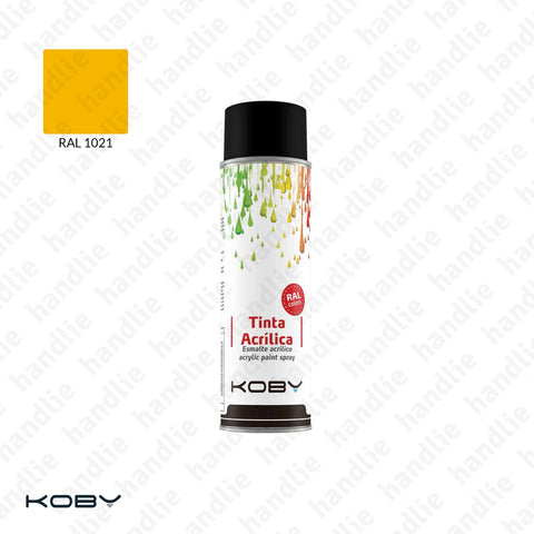 ACRYLIC SPRAY PAINTS - Yellow RAL 1021