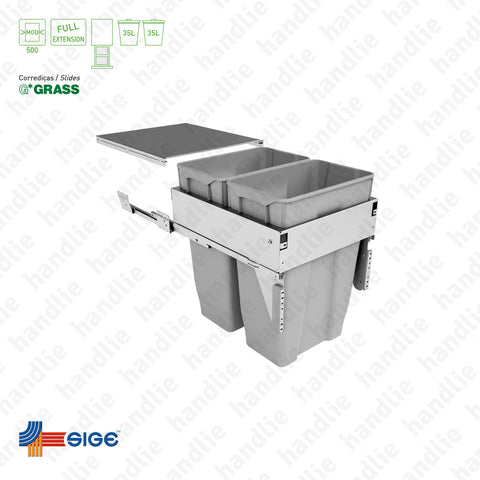 BL.572 - Bin with full extension slide