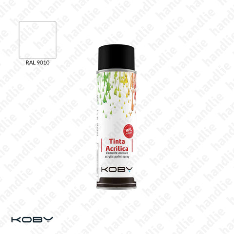 ACRYLIC SPRAY PAINTS - Matt White RAL 9010M