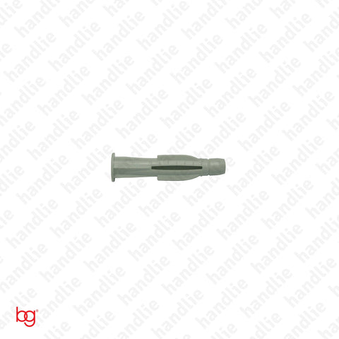 Nylon wall plugs for brick - with lip - BN 102