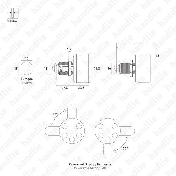 CA.1411 - Access control for furniture - PIN code