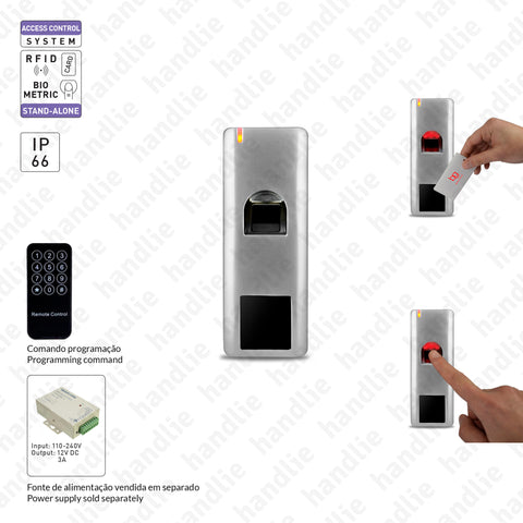 CA.6603 - Access control with fingerprint and proximity card reader