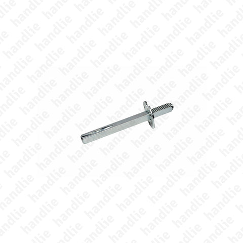 CAV.RF.8 - Square spindle for single turning handle + fixed handle Q.8 - STEEL