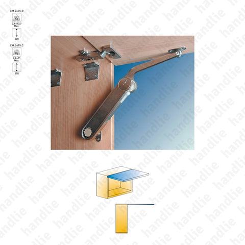 CM.3675 - MAXI - Lid stay / lift mechanism for cabinet doors