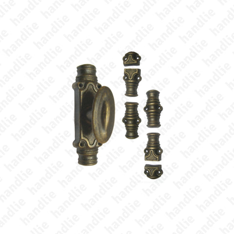 CRM.202 - Surface espagnolette bolt - BRASS