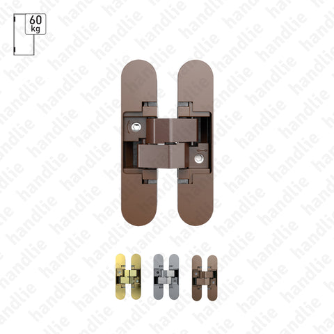 D.506.3D - 3D Concealed hinge - Load capacity 60Kg