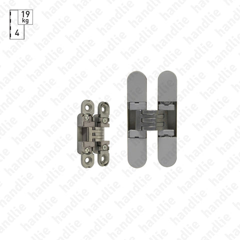 D.6100.3D - 3D Concealed hinge for furniture - Load capacity 19kg