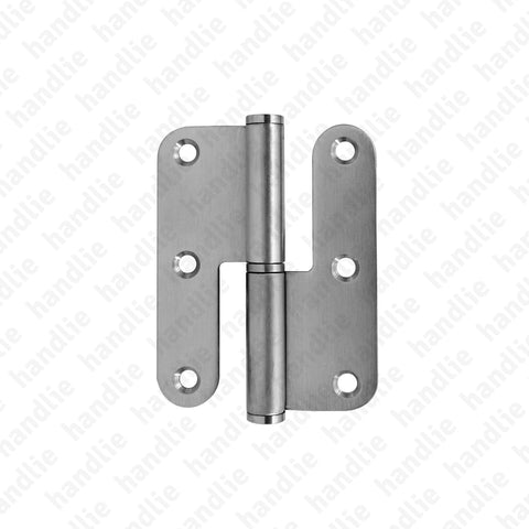 D.8314AR - Hinge with round leaves - Stainless Steel