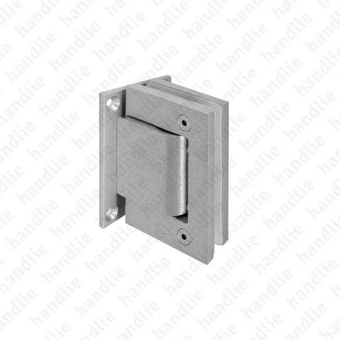 DV.30.01.110 - Hydraulic hinge wall / glass 90º+90º - ALUMINIUM