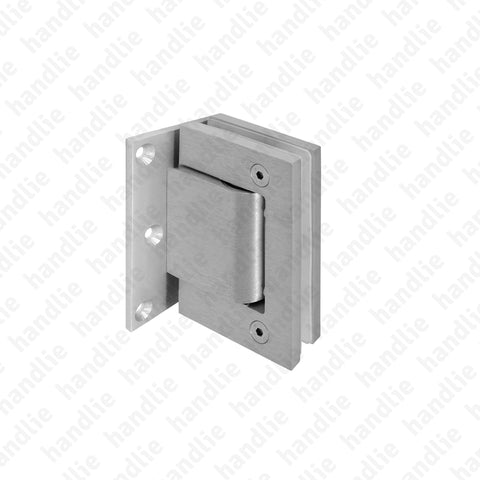 DV.30.02.110 - Hydraulic hinge wall / glass 90º+90º - ALUMINIUM