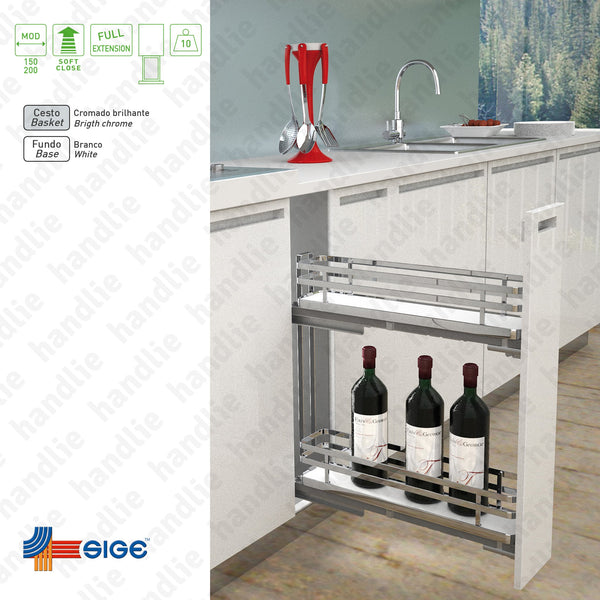 EC.002.IP - Multipurpose base pull-out for bottles / detergents for front door application