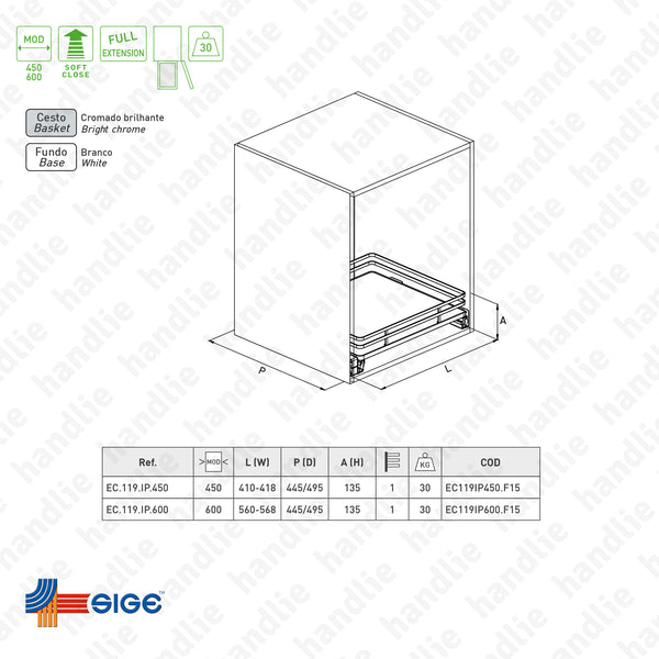 EC.119.IP - Multipurpose basket