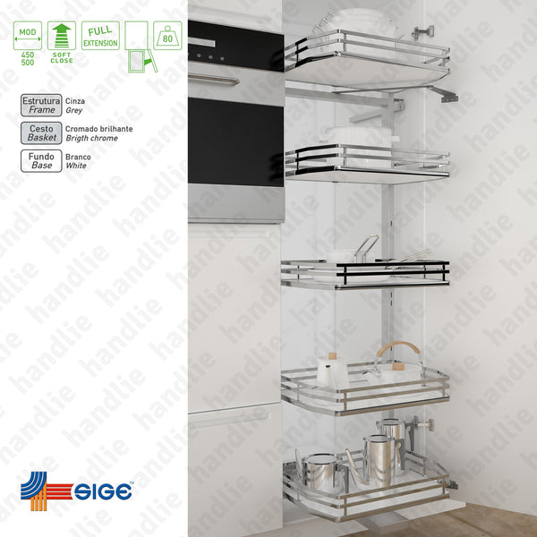 KIT EC.295.IP - Multipurpose larder with 5 baskets