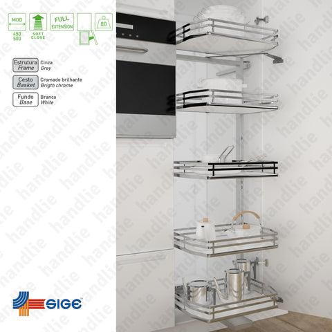 KIT EC.295.IP - Multipurpose larder with 5 baskets