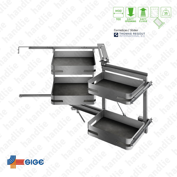 EC.350.M - Magic corner with 4 baskets