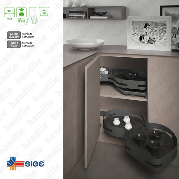 EC.371.M - Magic corner with 2 baskets