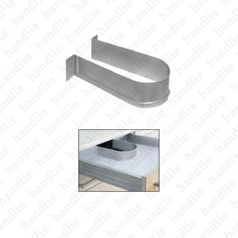EC.960 - U-shaped siphon cover for WC and Kitchen drawers