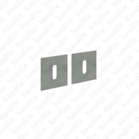 IN.95N - Escutcheon - 1mm Thickness - Stainless Steel