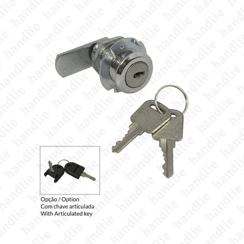 F.220 - Cam lock with cylinder for furniture