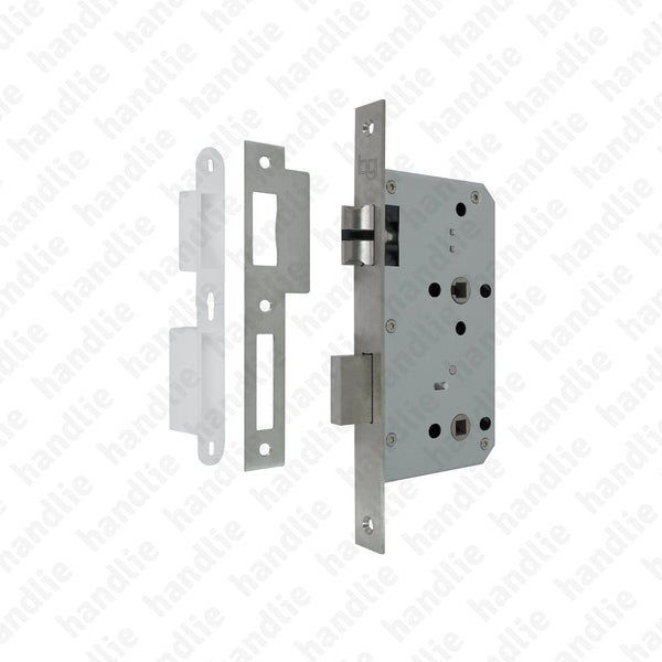 F.880.1.02 - Bathroom mortise lock - Stainless steel