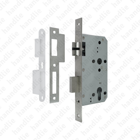 F.880.1.03 - Mortise lock Euro Cylinder - Stainless Steel