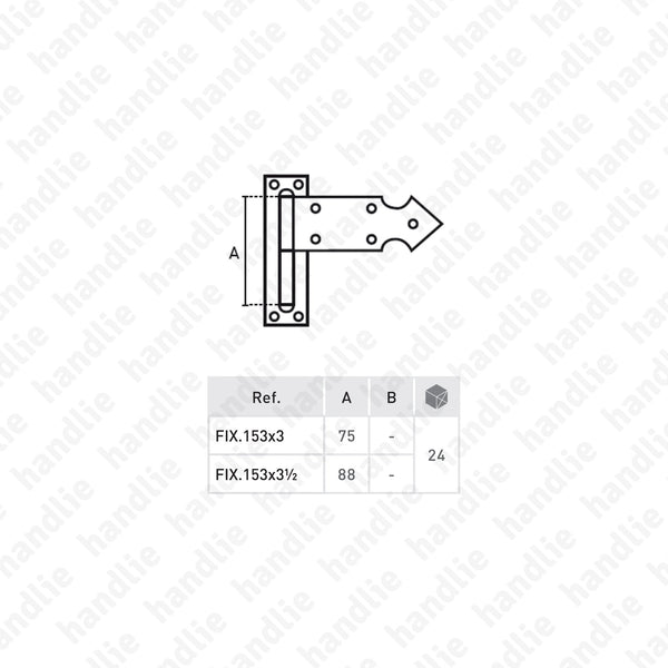 FIX.153 - Hinge - Steel
