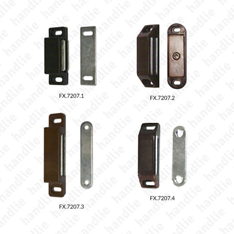 FX.7207 - Magnetic catches for furniture - White / Brown