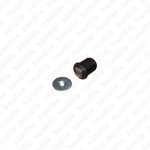 FX.7209 - Flush round magnetic catch - BLACK