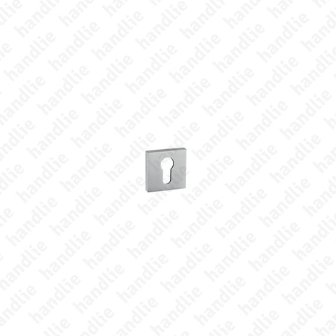 IN.04.29Q.Y08.M - Euro Escutcheon - TITANIUM - Stainless Steel