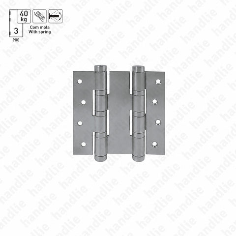 DM.5645 - Double action spring hinge 120 mm - Stainless Steel