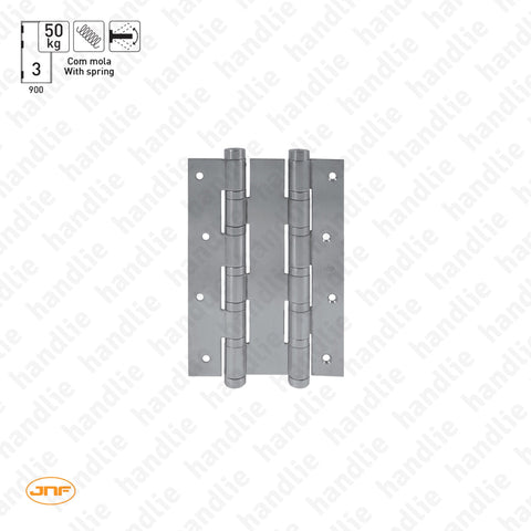 IN.05.655 - Double action spring hinge 180 mm - Stainless Steel