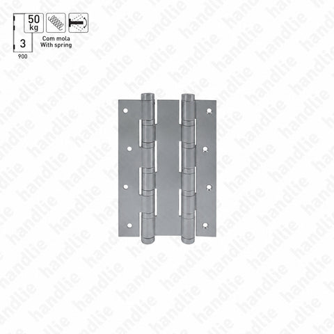 DM.5655 - Double action spring hinge 180 mm - Stainless Steel
