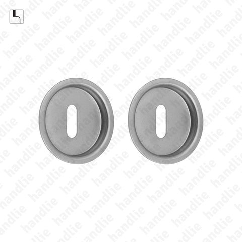 CE.KIT.35.SD - Round flush handle kit Ø56 with standard keyhole