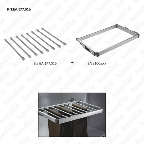 KIT EA.177.016 - Rod kit for trousers - SC SQUARE CLOSET