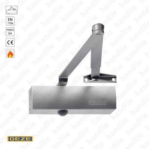 TS.1500 - Overhead door closer with link arm - GEZE - Force 3/4 - 80Kg | GEZE