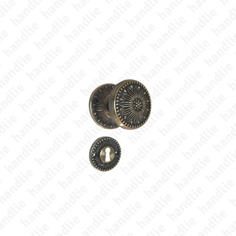P.4005 - Knob Pair (Ø58) - Zinc Alloy