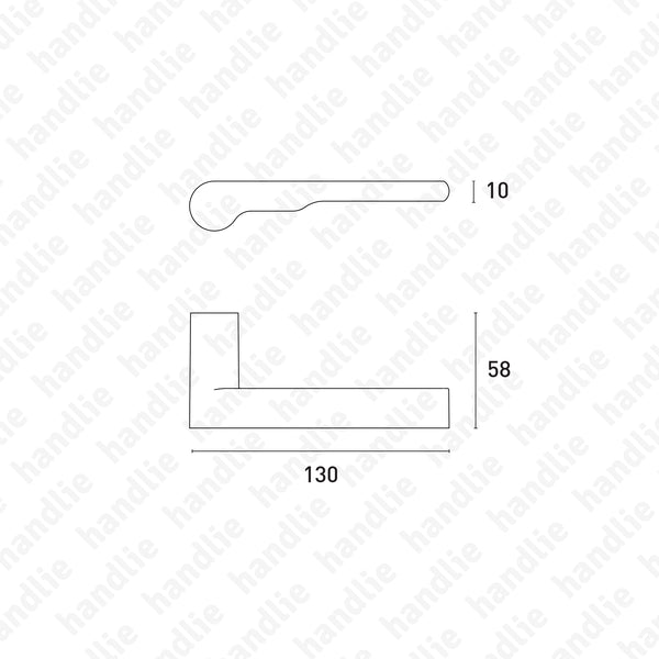 P.5563.000 | WIND - WIND lever handle pair