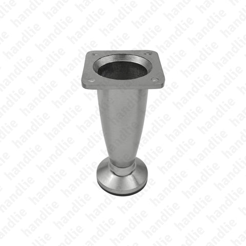 P.77/10 - Feet for furniture - Tube Ø35 - Zinc Alloy