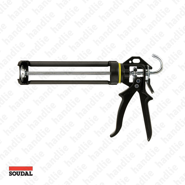 PIST.106617 - SOUDAL - PROFESSIONAL BLACK SILICONE GUN - 310ml