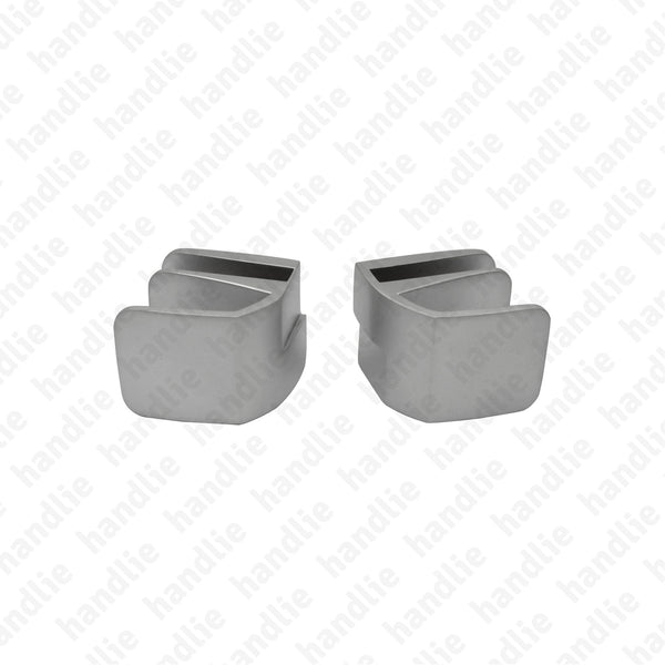 PM.17.40.081 Passion Glass - Square - Handle kit for glass double doors - Double door
